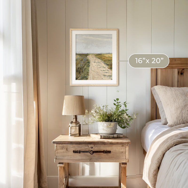 Impressionist Country Road Print - Sage and Rose Prints