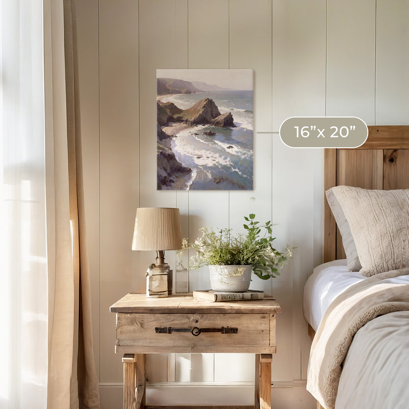 Oregon Coast Art at Canyon Beach No1 - Sage and Rose Prints