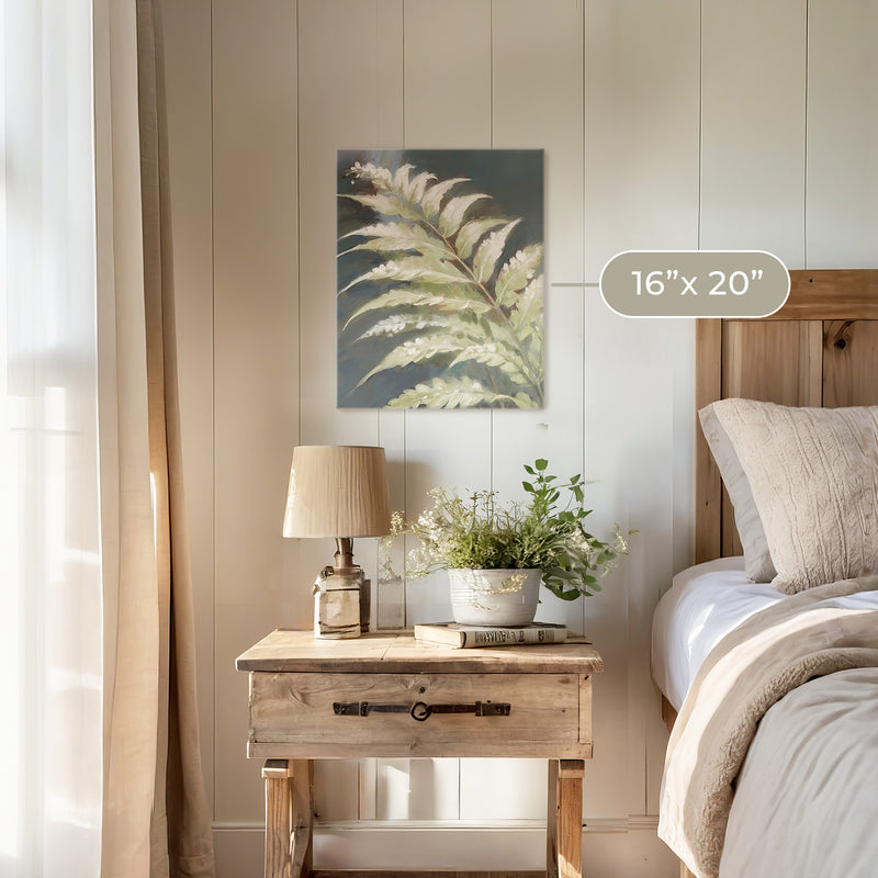 Fern Forest Leaf Botanical Art No1 - Sage and Rose Prints