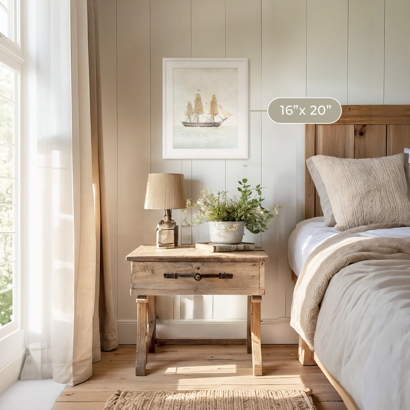 Sailboat Print - Sage and Rose Prints