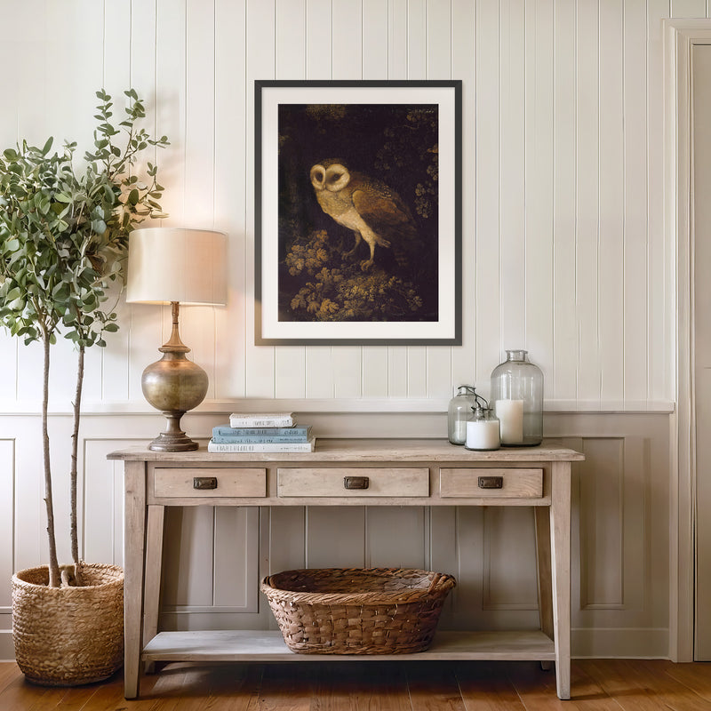 Owl Print - Sage and Rose Prints