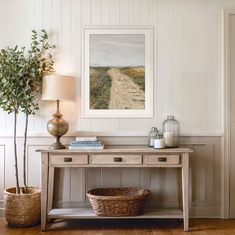 Impressionist Country Road Print - Sage and Rose Prints