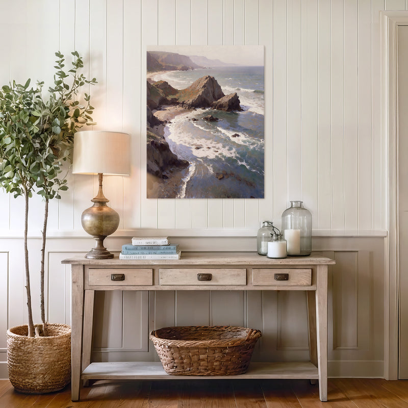 Oregon Coast Art at Canyon Beach No1 - Sage and Rose Prints