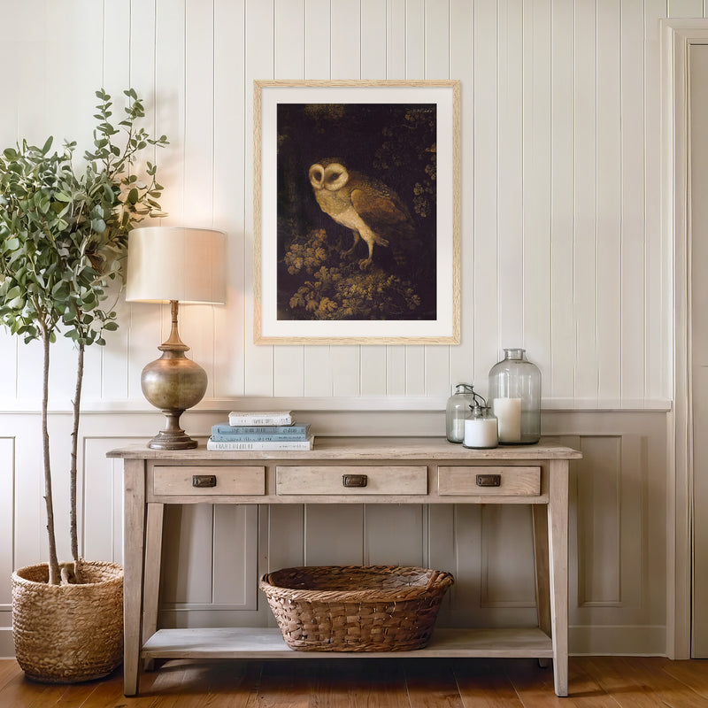 Owl Print - Sage and Rose Prints