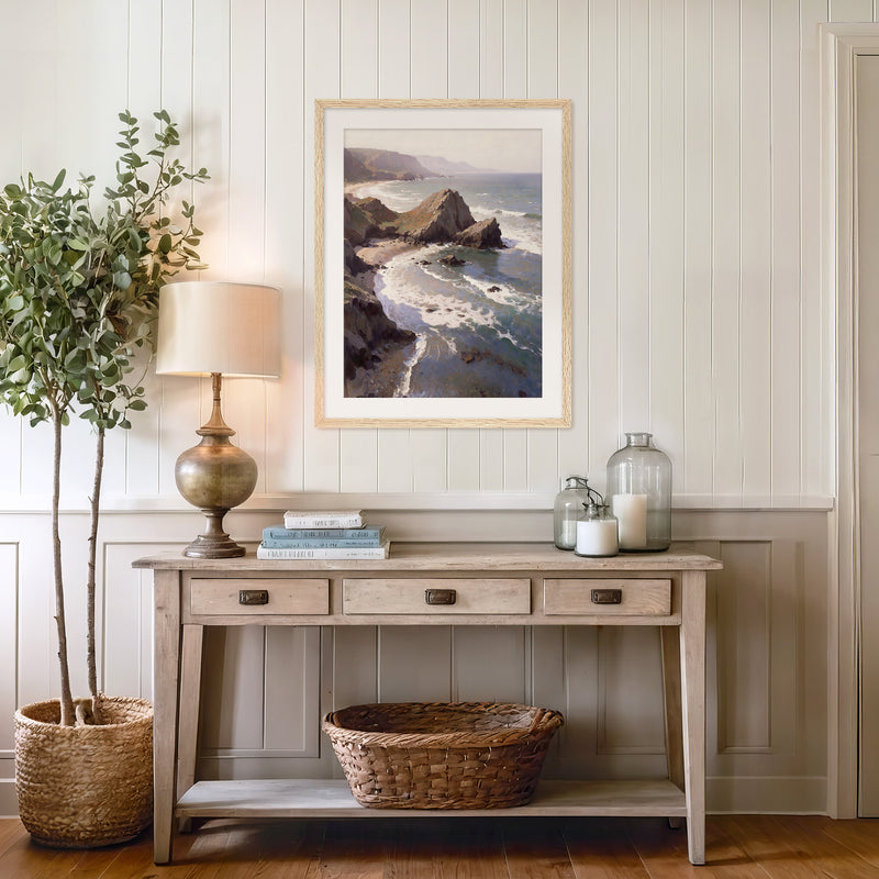 Oregon Coast Art at Canyon Beach No1 - Sage and Rose Prints