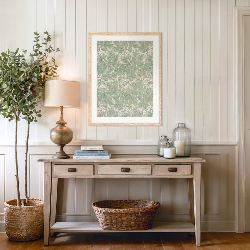 Muted Sage Wall Art - Sage and Rose Prints