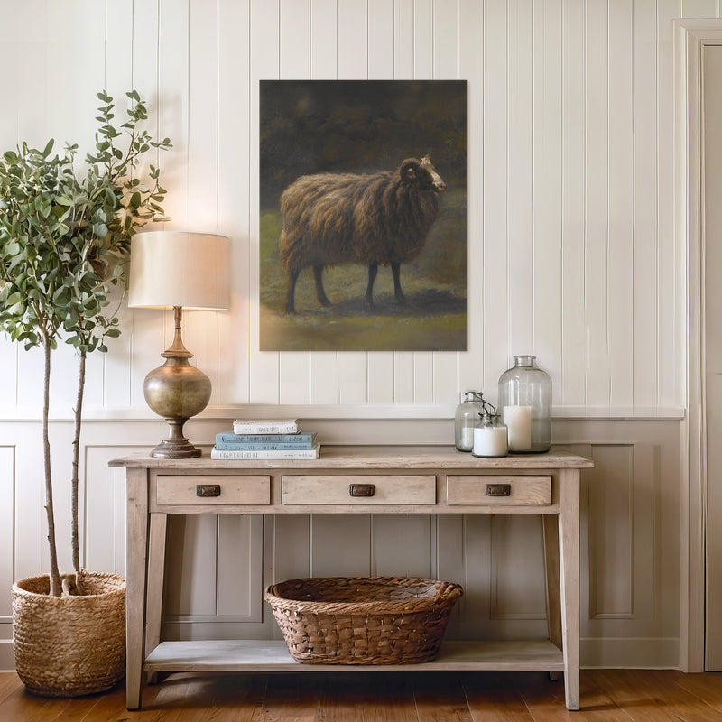 Romanticism Revival Sheep Art Print No1 - Sage and Rose Prints