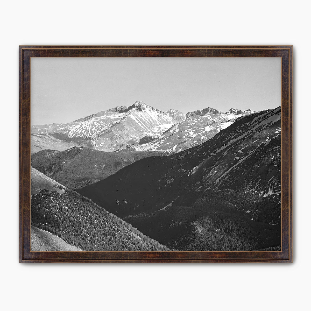Historic Ansel Adams Black And White Landscape Photo - Sage and Rose Prints