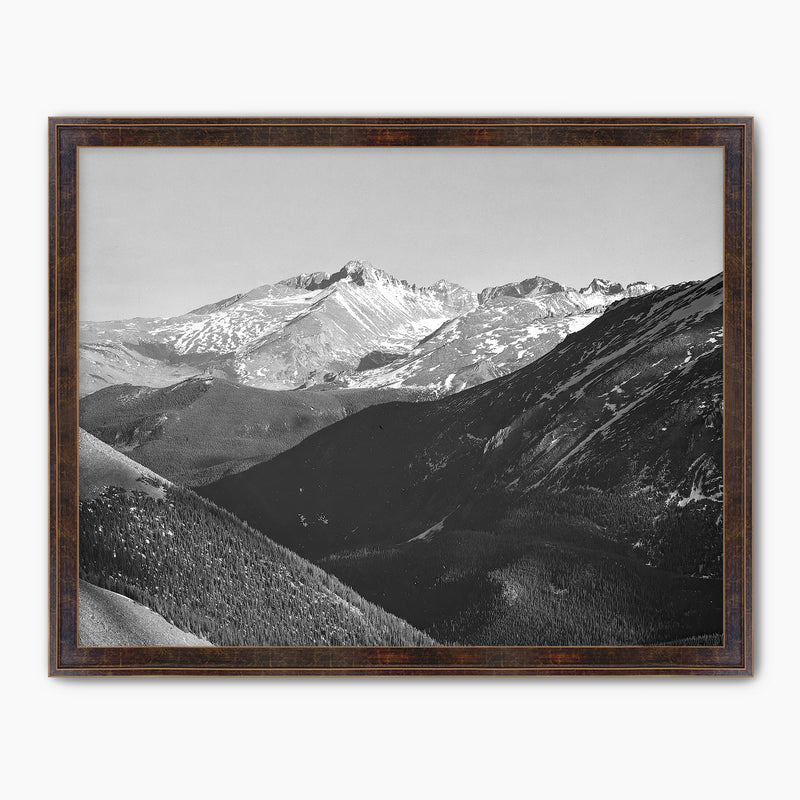 Historic Ansel Adams Black And White Landscape Photo - Sage and Rose Prints