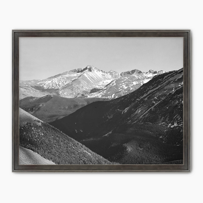Historic Ansel Adams Black And White Landscape Photo - Sage and Rose Prints