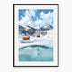 Retro Chairlift Travel Poster - Sage and Rose Prints