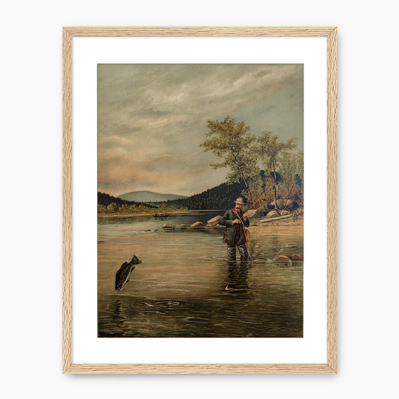 Fly Fishing - Historic Print - Sage and Rose Prints