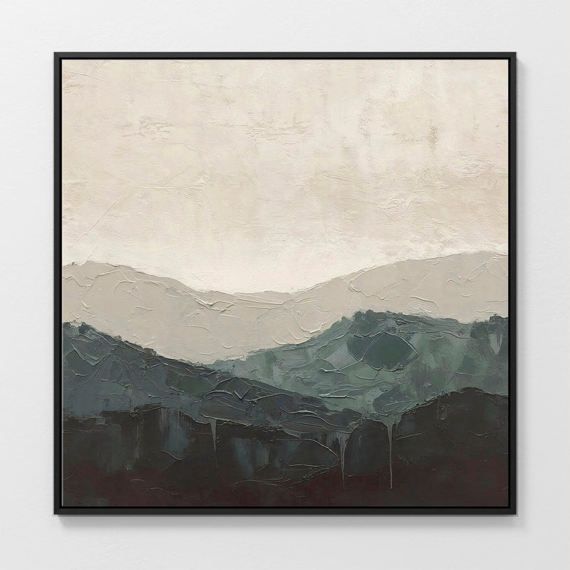 AK-13-abstract green mountain - Sage and Rose Prints