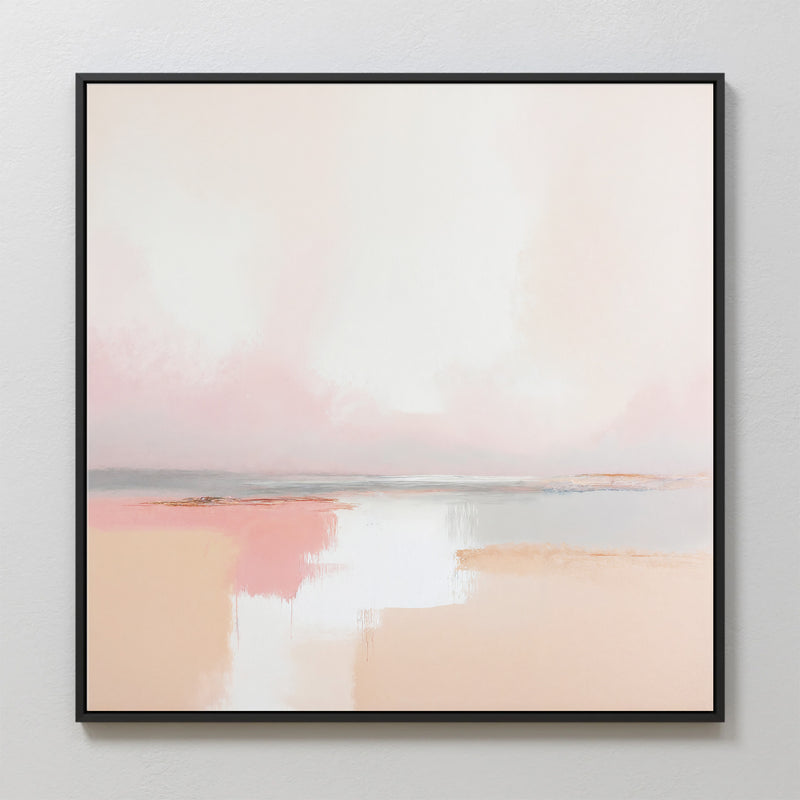 Muted Pink and Tan Painting - Sage and Rose Prints
