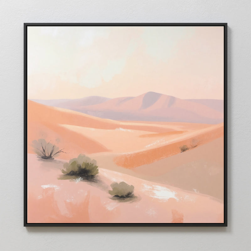 Pastel Purple Desert Landscape - Sage and Rose Prints