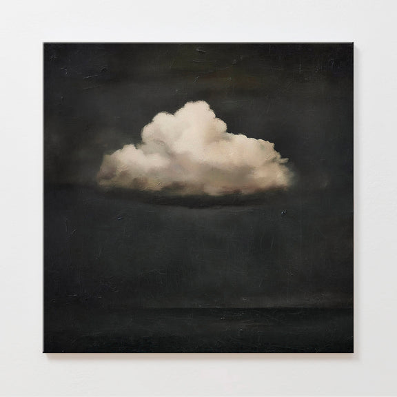 42-Moody Vintage Cloud Painting Print - Sage and Rose Prints