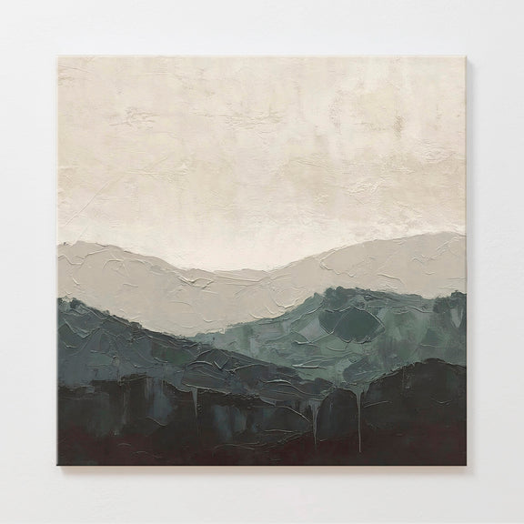 AK-13-abstract green mountain - Sage and Rose Prints