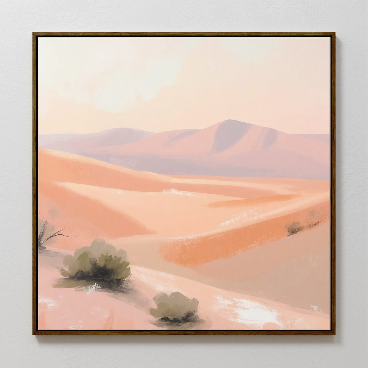 Pastel Purple Desert Landscape - Sage and Rose Prints