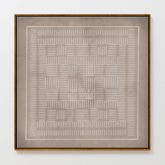 AK-21-Organic abstract of white and tan markings - Sage and Rose Prints