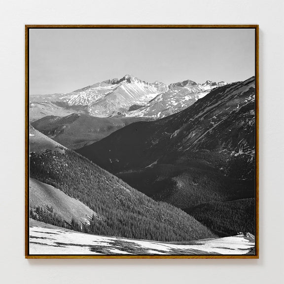 AK-18 Historic Ansel Adams Black And White Landscape Photo - Sage and Rose Prints