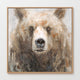 AK-37-Abstract Bear Painting Print - Sage and Rose Prints