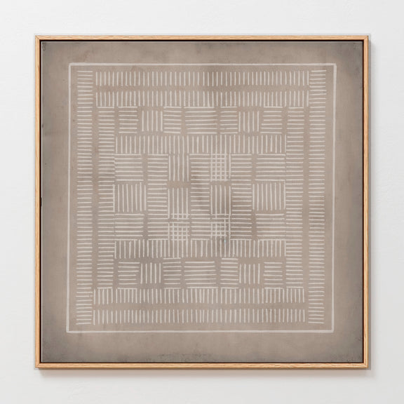 AK-21-Organic abstract of white and tan markings - Sage and Rose Prints