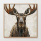 40- Portrait of a Moose Painting Print - Sage and Rose Prints
