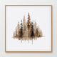 AK-26-Earth Tones Forest Tree Watercolor Painting - Sage and Rose Prints