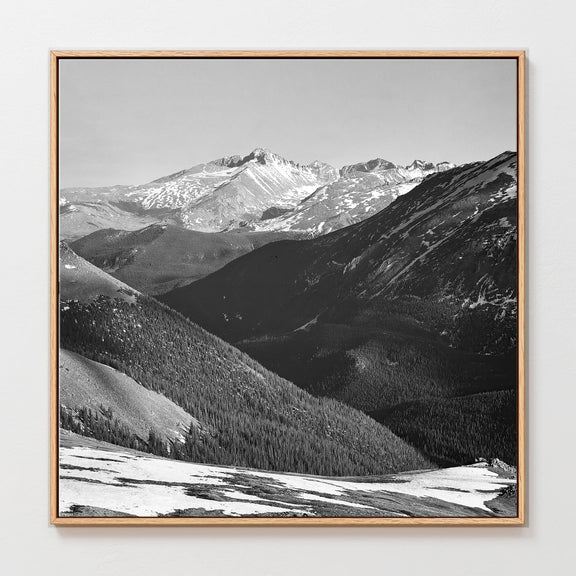 AK-18 Historic Ansel Adams Black And White Landscape Photo - Sage and Rose Prints