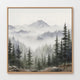 AK-10-Misty Mountains Forest Watercolor - Sage and Rose Prints