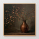 AK-44-Moody Wabi Sabi Copper Vase - Sage and Rose Prints