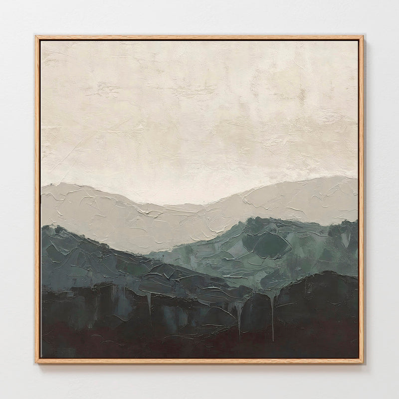 AK-13-abstract green mountain - Sage and Rose Prints