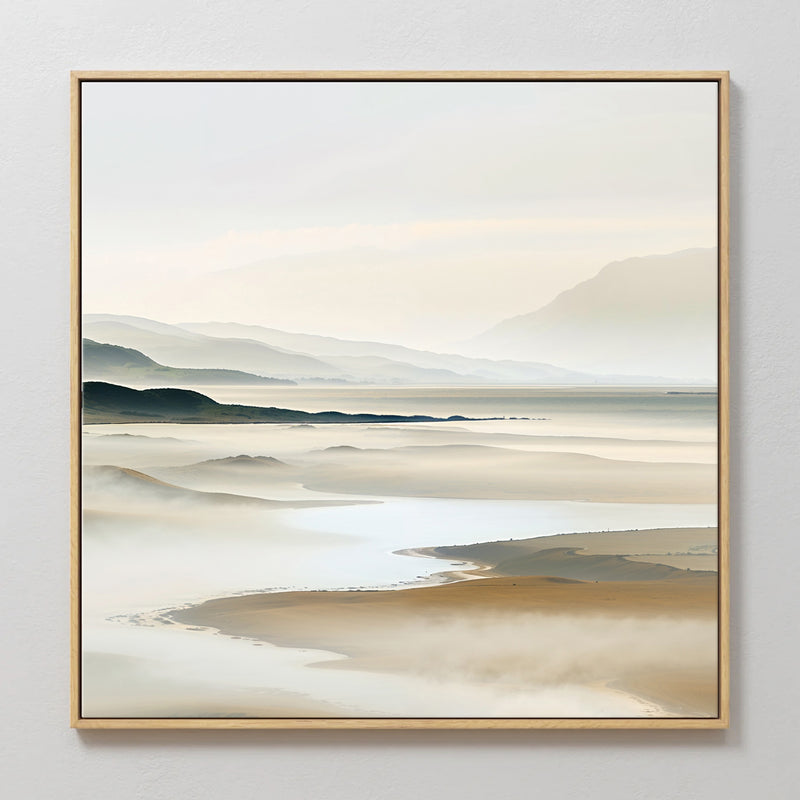 Warm Sandstone Minimalist Art - Sage and Rose Prints