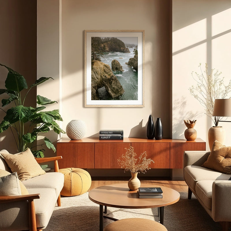 The Corridor Seaside Cliffs - Sage and Rose Prints