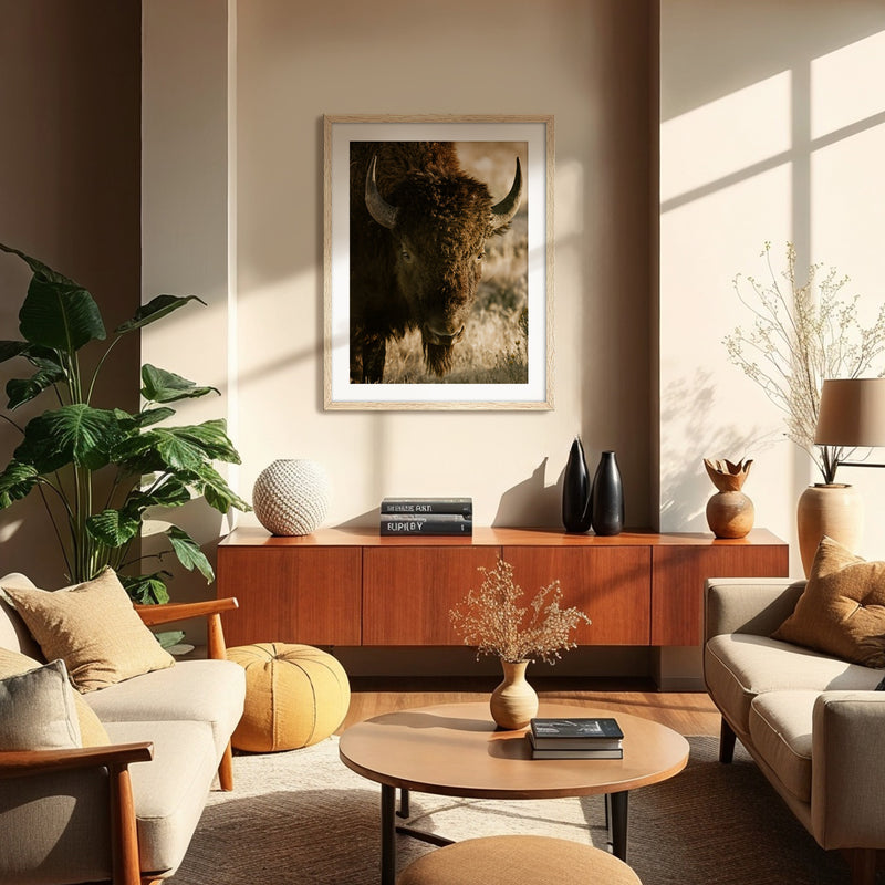 Antelope Island Bison - Sage and Rose Prints