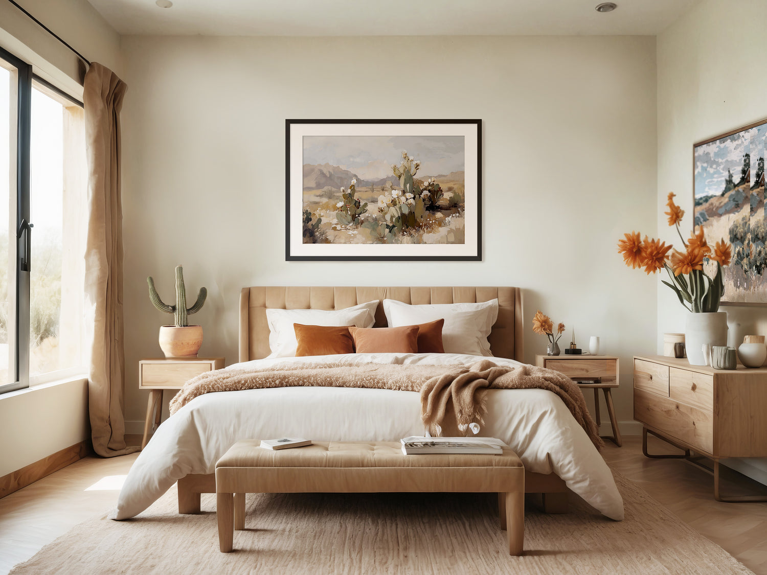 Desert Package - Bedroom Art A -1x-02 - Sage and Rose Prints