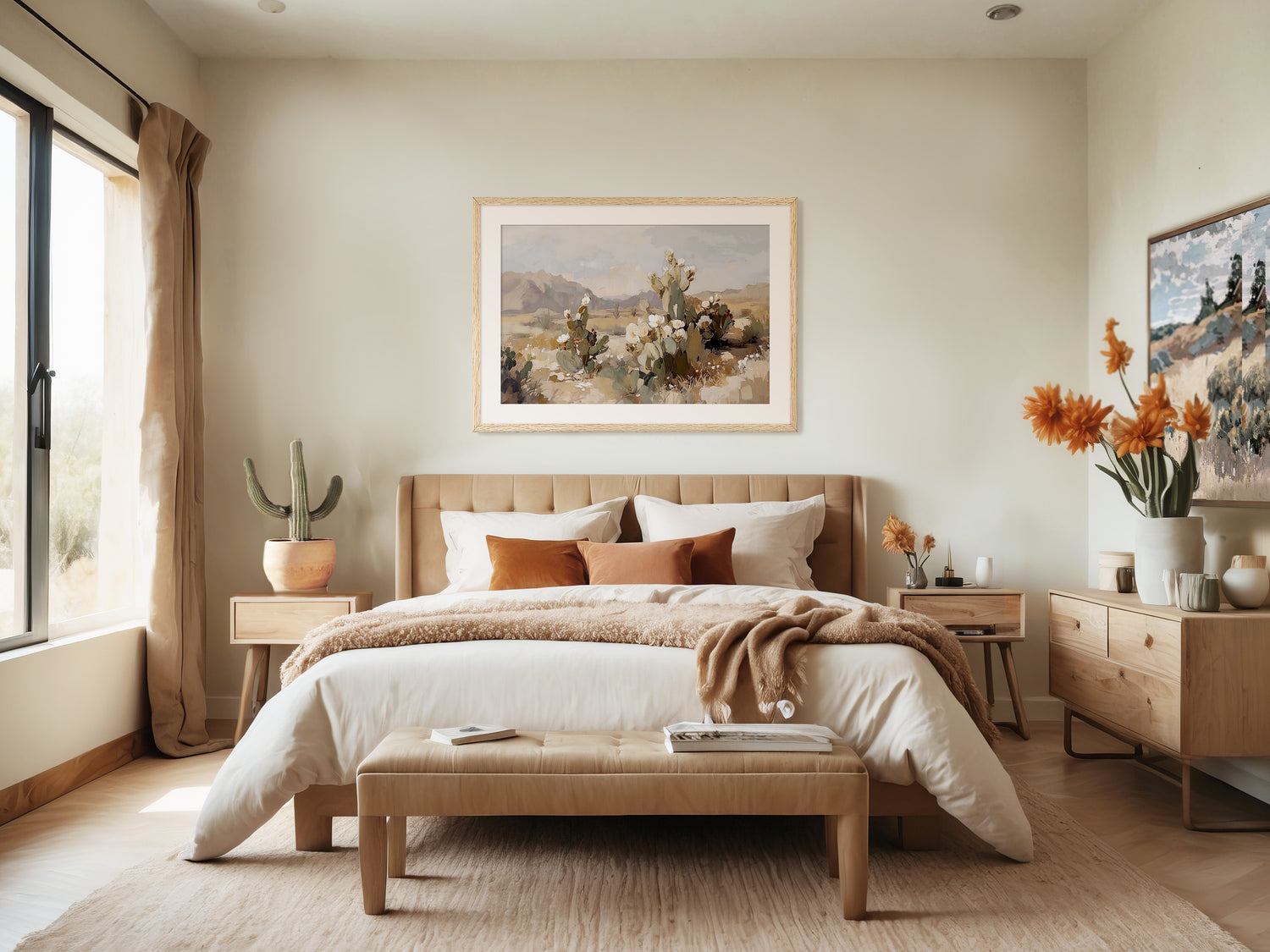 Desert Package - Bedroom Art A 1x-02 - Sage and Rose Prints