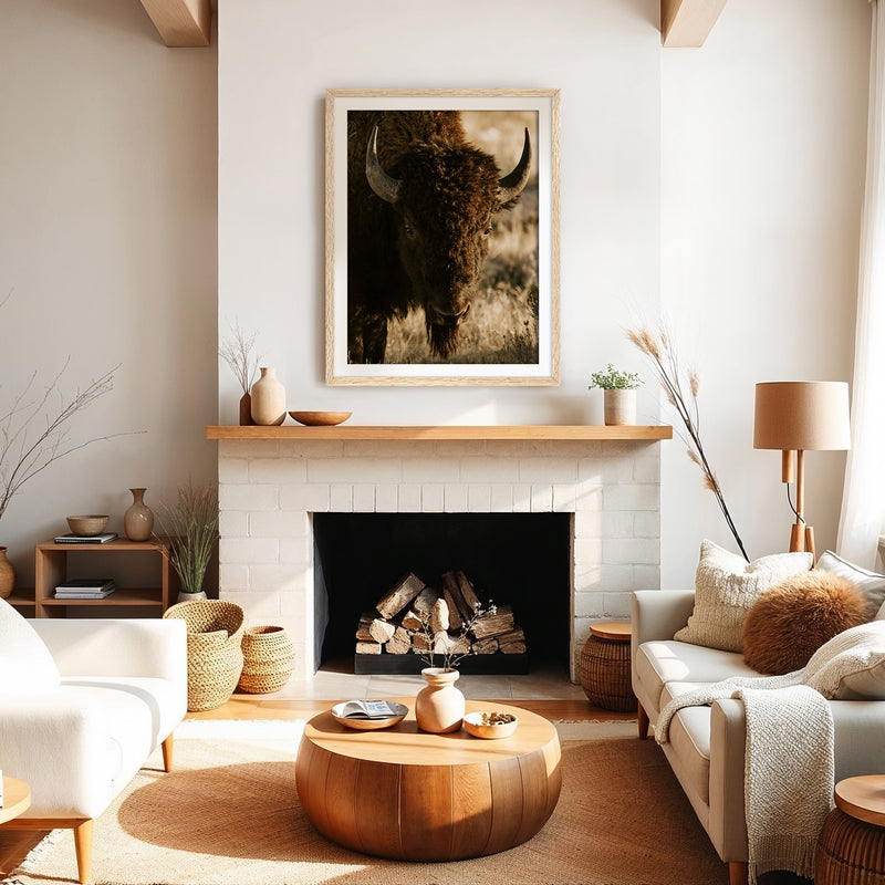 Antelope Island Bison - Sage and Rose Prints