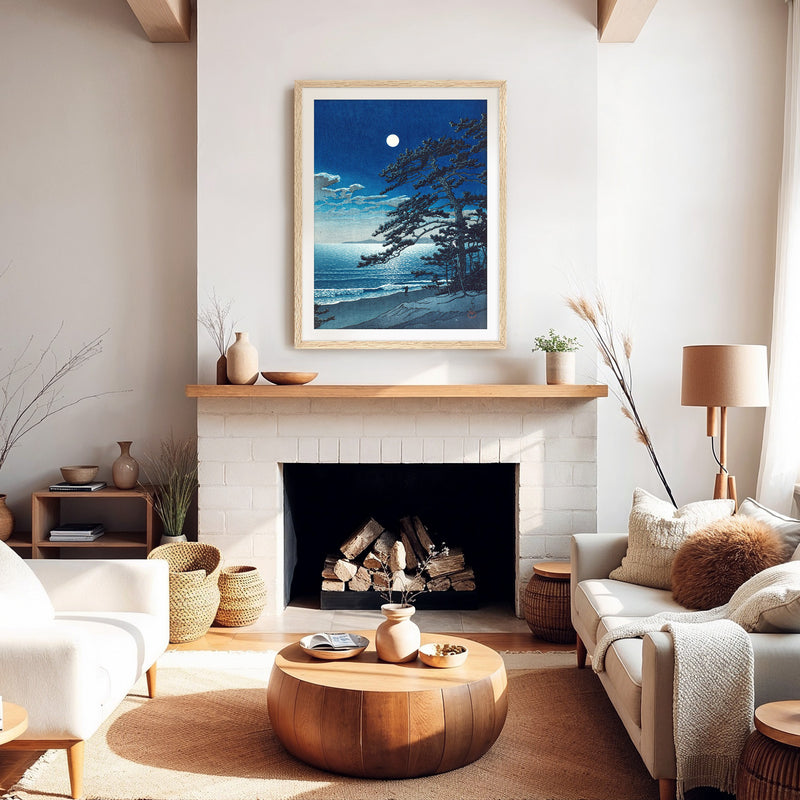 Royal Blue Wabi Sabi Art Print - Sage and Rose Prints