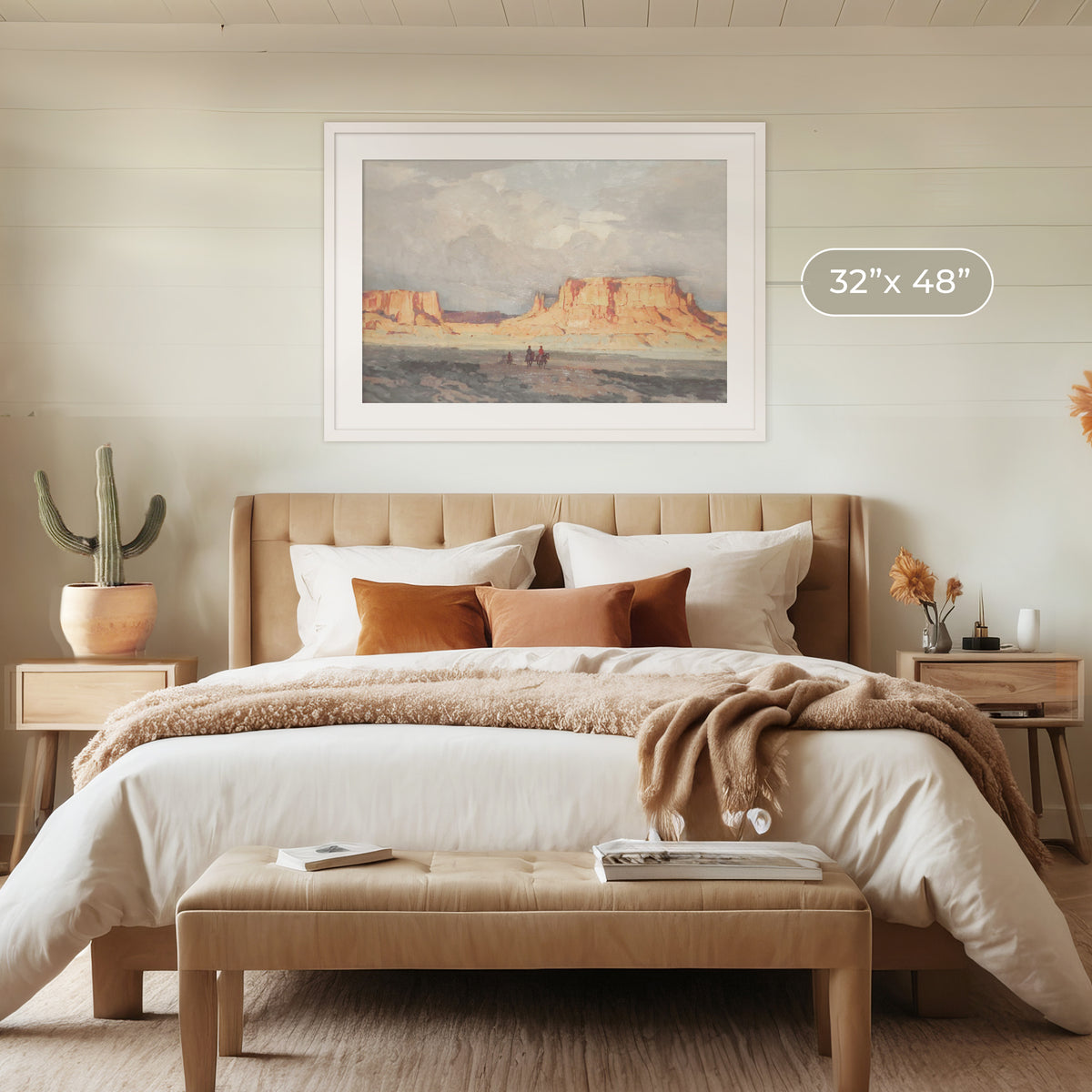 Southwest Desert Painting - Sage and Rose Prints