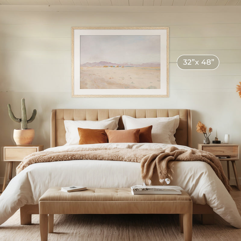 Muted Desert Painting - Sage and Rose Prints