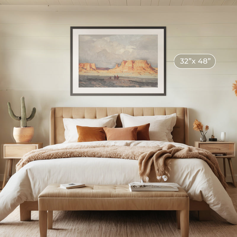 Southwest Desert Painting - Sage and Rose Prints