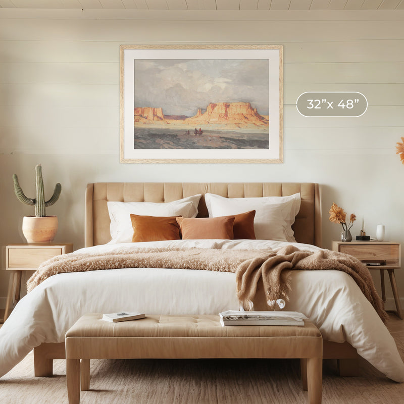 Southwest Desert Painting - Sage and Rose Prints