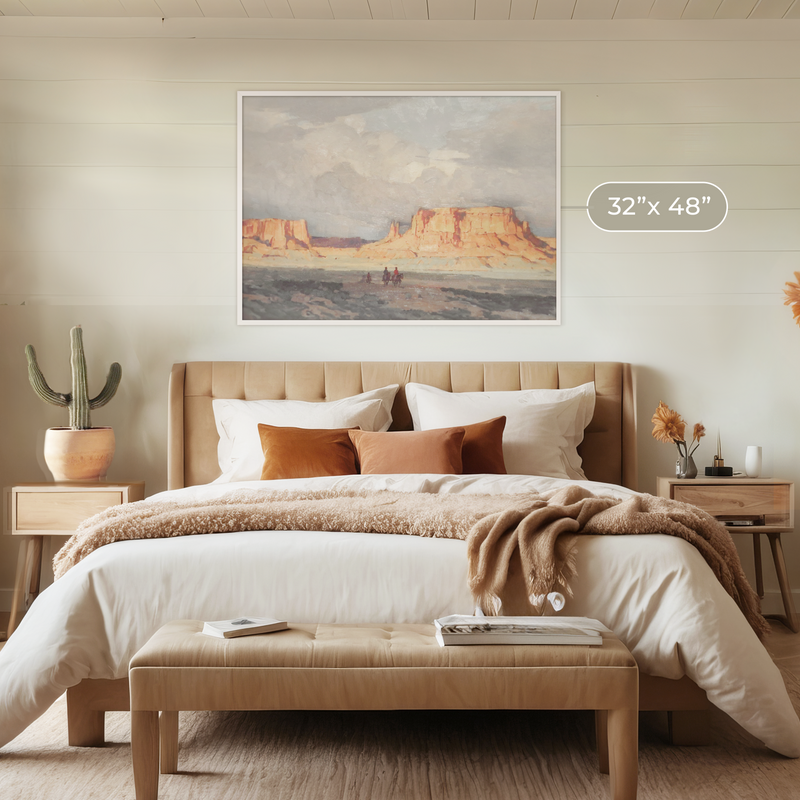 Southwest Desert Painting - Sage and Rose Prints