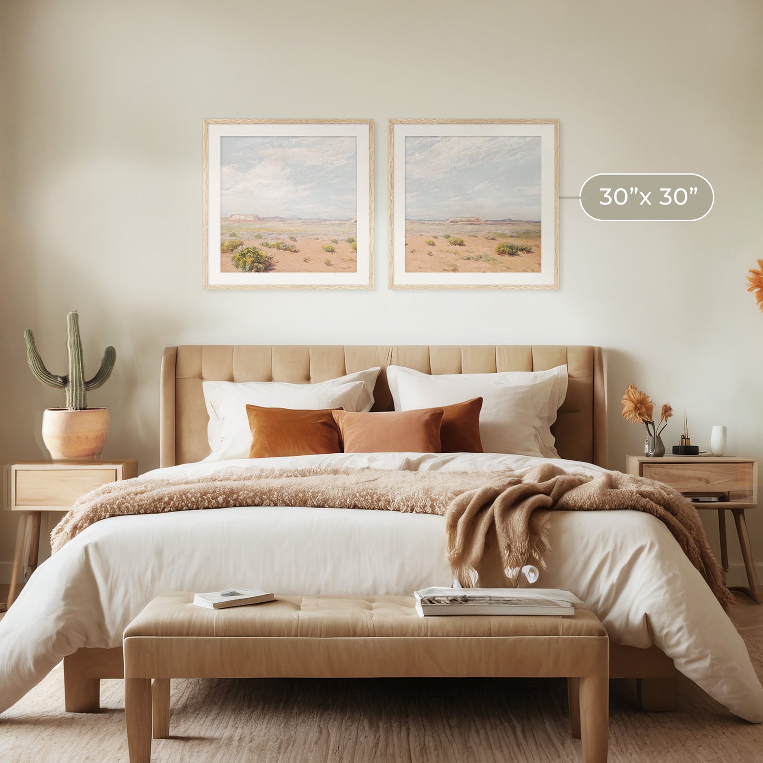 Desert Package - Medium Art Combo's D - 2x- - Sage and Rose Prints