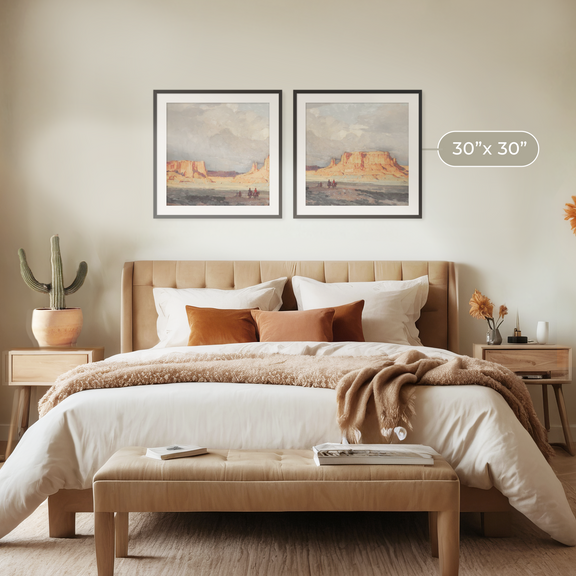 Desert Package - Medium Art Combo's B - 2x-10 - Sage and Rose Prints