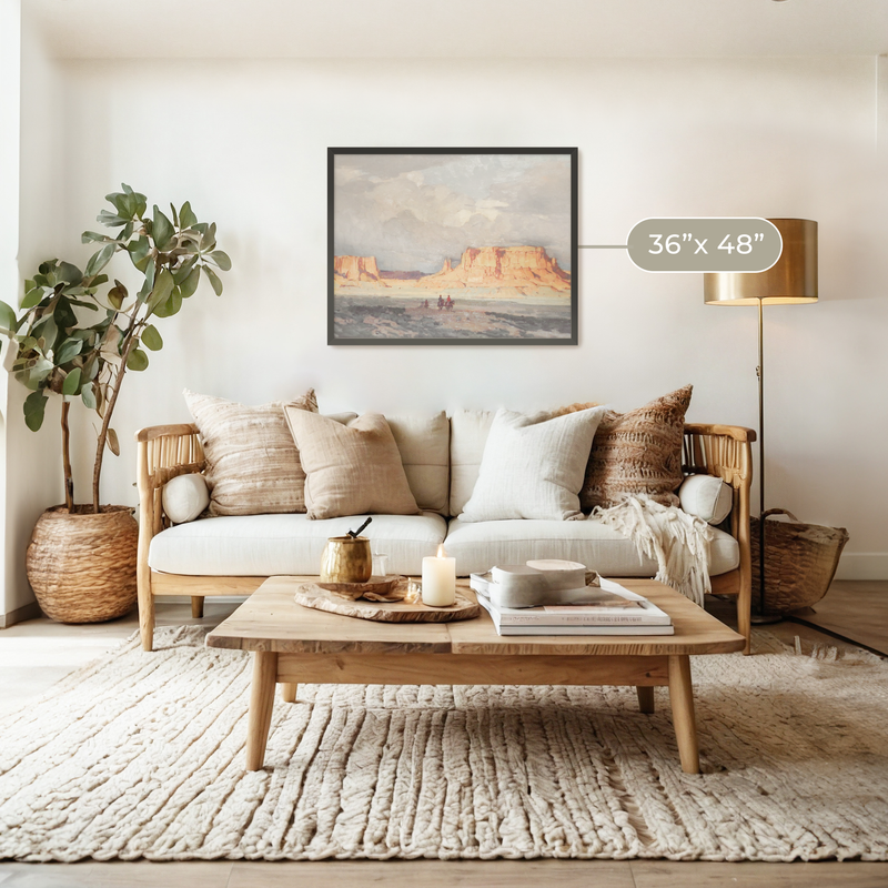 Southwest Desert Painting - Sage and Rose Prints