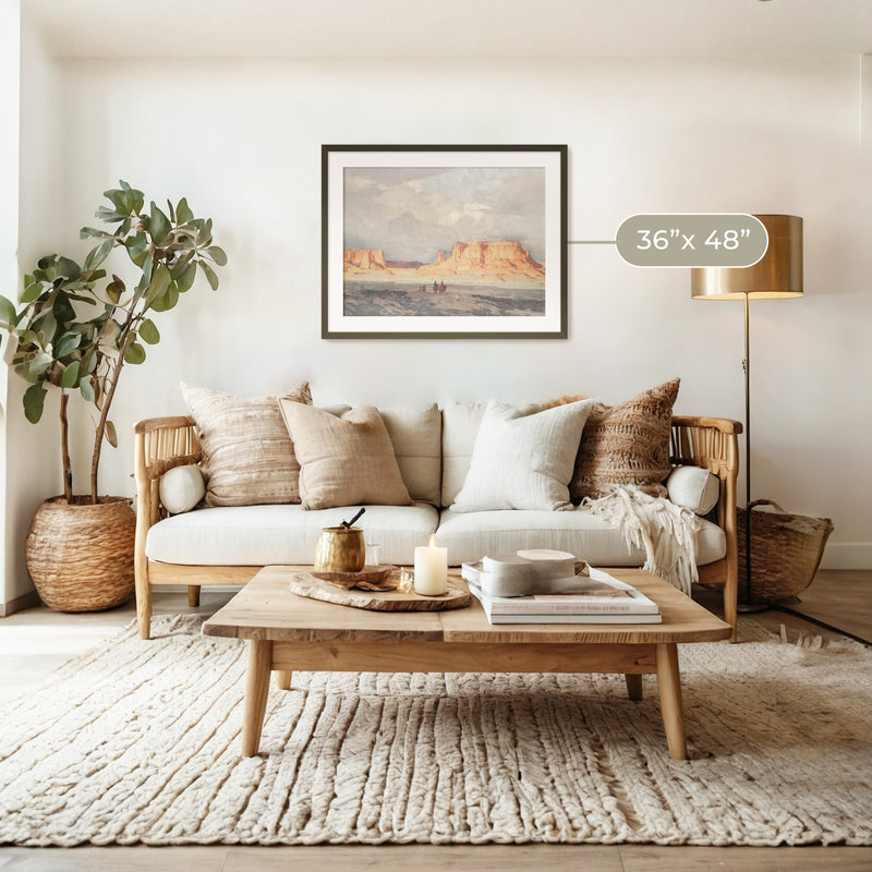 Southwest Desert Painting - Sage and Rose Prints