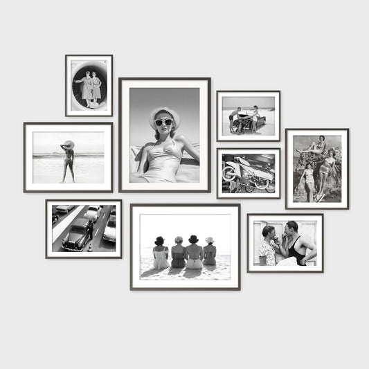 Classic Cars Black and White Photo No2 - Sage and Rose Prints