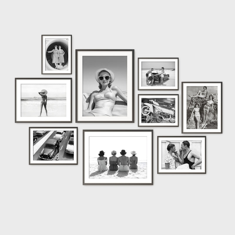 Classic Cars Black and White Photo No2 - Sage and Rose Prints